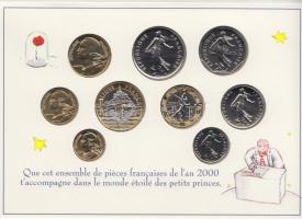 Franciaország 2000. 5c-20Fr "A kis herceg" 9klf értékű forgalmi sor dísztokban T:BU
France...