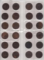 Franciaország 1853-1917. 10c 24xklf! T:vegyes
France 1853-1917. 10 Centimes 24 pices of different da...