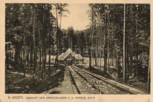 Baden Baden Drahtseilbahn a.d. Merkur, railway