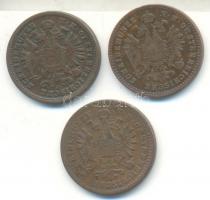 Ausztria 1878. 1Kr + 1881. 1Kr + 1885. 1Kr T:2,2-
Austria 1878. 1 Kreuzer + 1881. 1 Kreuzer + 1885. ...