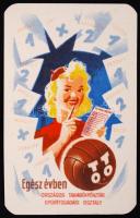 1953 Totó kártyanaptár