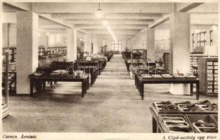 Budapest VIII. Corvin Áruház, cipő osztály (EK)