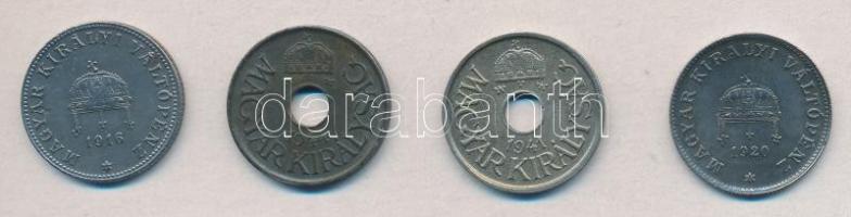 1916. 20f Fe + 1920. 20f Fe + 1941. 20f Fe + 1944. 20f Fe T:2,2-