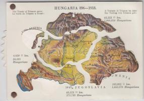 Map of Hungary, Irredenta mechanical postcard