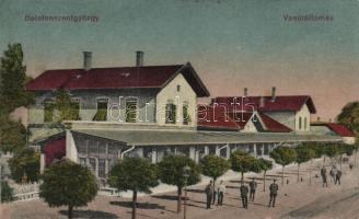 Balatonszentgyörgy vasútállomás (ázott / wet damage)