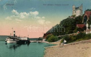 Visegrád hajóállomás, Salamon torony, Divald & Monostory, (EK)