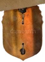 ~1921. "Vitézi Rend jelvény" hátlapi pánthiánnyal, miniatűrrel! T:1-