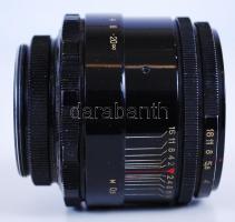 Helios 44-2-es teleobjektív, m:7 cm