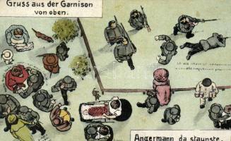 Garrison from above, humour (fa)