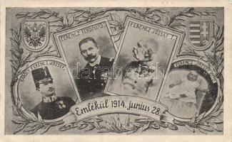 Franz Joseph, Franz Ferdinand, Charles IV, Otto (fa)