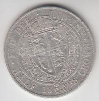 Nagy-Britannia 1898. 1/2Cr Ag "Viktória" T:3
Great Britain 1898. 1/2 Crown Ag "Victor...