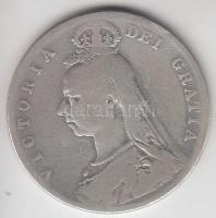 Nagy-Britannia 1889. 1/2Cr Ag "Viktória" T:3 Great Britain 1889. 1/2 Crown Ag "Victoria" C:F