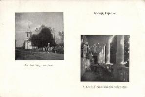 Bodajk kegytemplom, a Kalász Népfőiskola folyosója (fa)