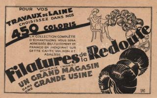 Redoute knitting yarn advertisement (b)