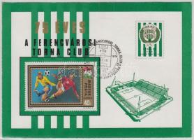 1974 Az FTC labdagurugóinak aláírása jubileumi emléklapon
