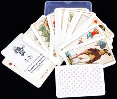 Múzeumi újrakiadott német történelmi kártya, műanyag tokban