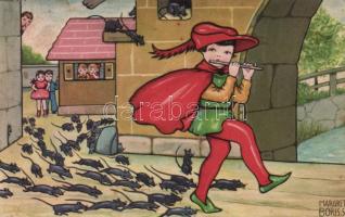 Pied Piper of Hamelin, s: Margret Borris (gluemark) (fa)