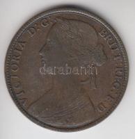 Nagy-Britannia 1860. 1p "Viktória" T:2- Great Britain 1860. 1 Penny "Victoria" C:VF