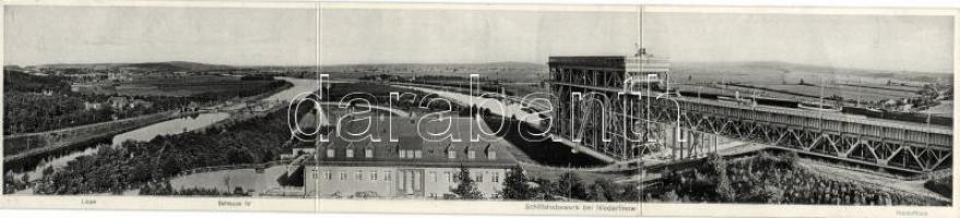 Niederfinow with boat lift, panoramacard (non pc) (fa)