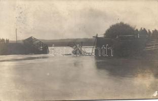 Rimaszombat collapsed railway bridge, photo (fa)