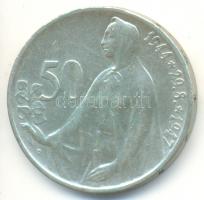 Csehszlovákia 1947. 50K Ag &quot;Szlovák felkelés&quot; T:2 Czechoslovakia 1947. 50 Korun Ag &quot;Slovak uprising&quot; C:XF