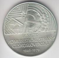 Csehszlovákia 1979. 50K Ag "1949-es Kommunista Hatalomátvétel 30. évfordulója" T:1- Czechoslovakia 1979. 50 Korun Ag "30th Anniversary of 9th Congress" C:AU