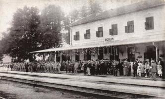 Ogulin railway station, Croatian Sokol issue