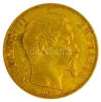 Franciaország/Második Császárság 1854A 20Fr Au "III. Napóleon" Párizs (6.44g/0.900) T:2- France/Second Empire 1854A 20 Francs Au "Napoleon III" Paris (6.44g/0.900) C:VF
