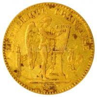 Franciaország / Második Köztársaság 1848A 20Fr Au "Álló Géniusz" (6.44g/0.900) Párizs T:2- France / Second Republic 1848A 20 Francs Au "Standing Genius" (6.44g/0.900) Paris C:VF