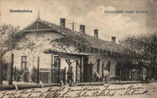 Budapest XX. Erzsébetfalva, vasútállomás (fa)