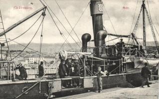 Crikvenica molo, steamship