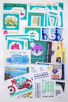 Kis magyar gyufacímke gyűjtemény berakóban, elsősorban sport témájú