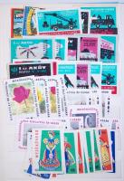 Kis magyar gyufacímke gyűjtemény berakóban, elsősorban sport témájú