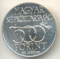 1986. 500Ft Ag "Budavár visszavétele - 1686" T:BU