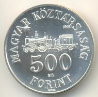 1991. 500Ft Ag "Széchenyi István" T:BU Tanúsítvánnyal