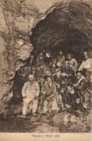 Budapest III. Pálvölgyi barlang, pihenő a ´Hód´ előtt