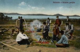 Balaton Halászok halsütése, Divald & Monostory