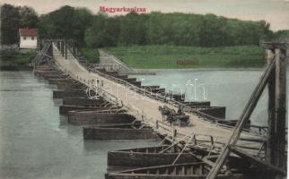 Magyarkanizsa pontoon bridge