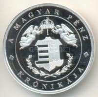 DN "A magyar pénz krónikája - Búcsú a forinttól" Ag(0.999) emlékérem, (20g/38,61mm) T:PP C...