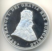 DN "Királyi koronák / 1909 5K - Szent István" Ag emlékérem (20g/0.999/38,61mm) T:PP Csak 2000db, tanúsítvánnyal