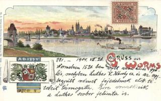 Worms, coat of arms, s: Fabié