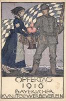 Sacrifice day in 1916, Bavarian Arts and Crafts Association, s: Rich. Klein (EK)