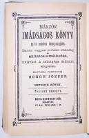 Mákzór imádságos könyv az év minden ünnepnapjára. Ford. Schön József. 7. köt. Pessach ünnepre. Bp., é.n., Schlesinger Jos. Kiadói, dombornyomott, aranyozott egészvászon kötésben