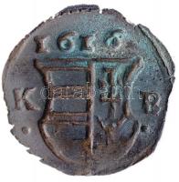 1616KB Obulus Ag "II. Mátyás" (0.19g) T:2,2- Hungary 1616KB Obol Ag "Matthias II" Kremnitz (0.19g) C:aXF Huszár: 1150., Unger II.: 878.a