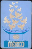 1968 Summer Olympics in Mexico City, silk card (fa)