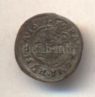 1677. Denár Ag "I. Lipót" T:2- Unger II.: 1107.