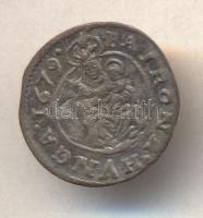 1679. Denár Ag "I. Lipót" T:2 Unger II.: 1107.