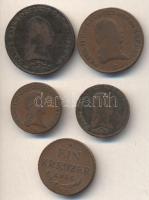 Ausztria/magyar verdejel 1800E 1Kr + 3Kr + 1812E 1Kr + 3Kr + 1816E 1Kr T:2-,3