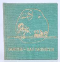 Johann Wolfgang v. Goethe: Das Tagebuch. Illustriert v. Ádám Würtz. Bp., 1978, Corvina. Illusztrált egészvászon kötésben, sorszámozva (109.) /  Lienen binding