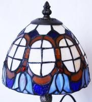 Tiffany lámpa, új szerű állapotban, m:33 cm, d:18 cm/ Tiffany lampe, good condition